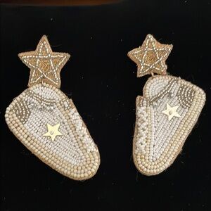 Seed Bead sneaker earrings